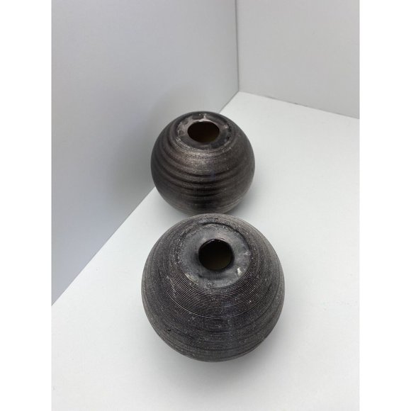 Brown Balls Center piece / Spheres Decor Balls 2 Pcs Decorative - Picture 9 of 14